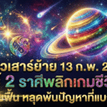 ดาวเสาร์ย้าย 13 ก.พ. 2569 สะเทือนดวงแรง GOALSIAM ชี้ 2 ราศีพลิกเกมชีวิต ดวงวันนี้เริ่มฟื้น หลุดพ้นปัญหาที่แบกมานาน