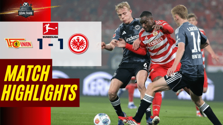 ไฮไลท์บอลวันนี้ บุนเดสลีกา 2025/26 อูนิโอน เบอร์ลิน พบกับ ไอน์ทรัค แฟร้งค์เฟิร์ต 6/2/69