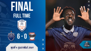 ผลบอลสด : บุรีรัมย์เปิดโหมดสังหาร ไล่ยำเซบู 6-0 ขึ้นจ่าฝูงกลุ่มเอ Shopee Cup แบบไม่เผื่อหน้า