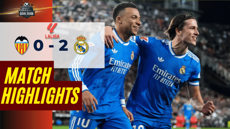 ไฮไลท์บอลวันนี้ ลาลีกา สเปน 2025/26 บาเลนเซีย พบกับ เรอัล มาดริด 8/2/69