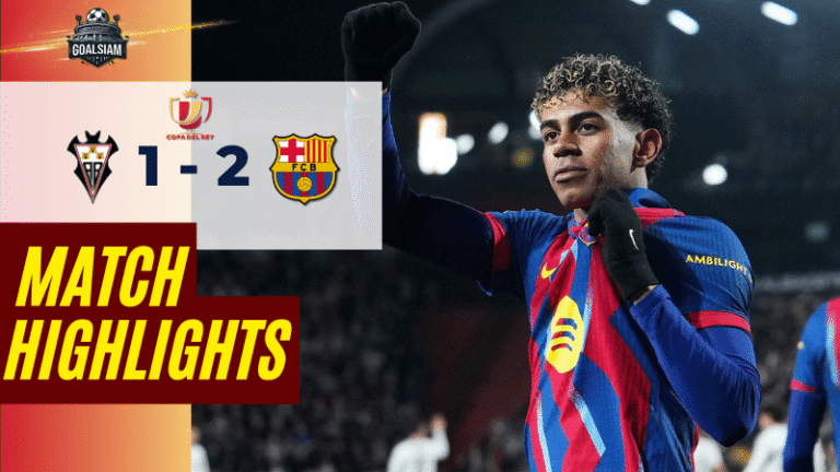 ไฮไลท์บอลวันนี้ โกปา เดล เรย์ 2025/26 อัลบาเซเต้ พบกับ บาร์เซโลน่า 3/2/69