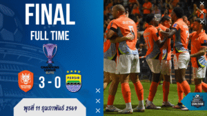 ผลบอลสด เอเอฟซี แชมเปียนส์ ลีก ทู : ราชบุรีดุจัด! ตานาเบิ้ลพาอัดเปอร์ซิบ 3-0 กุมความได้เปรียบเลกแรก