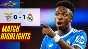 ไฮไลท์บอลวันนี้ ยูฟ่า แชมเปี้ยนส์ ลีก 2025/26 เบนฟิก้า พบกับ เรอัล มาดริด 17/2/69