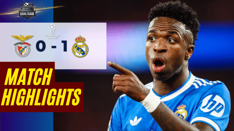 ไฮไลท์บอลวันนี้ ยูฟ่า แชมเปี้ยนส์ ลีก 2025/26 เบนฟิก้า พบกับ เรอัล มาดริด 17/2/69