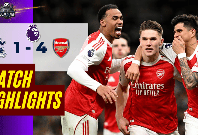 ไฮไลท์บอลวันนี้ พรีเมียร์ลีก อังกฤษ 2025/26 สเปอร์ส พบกับ อาร์เซนอล 22/2/69