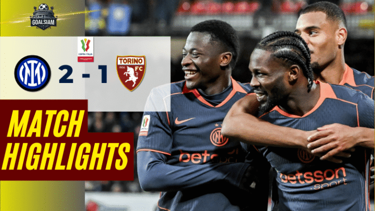 ไฮไลท์บอลวันนี้ โคปปา อิตาเลีย 2025/26 อินเตอร์ มิลาน พบกับ โตริโน่ 4/2/69