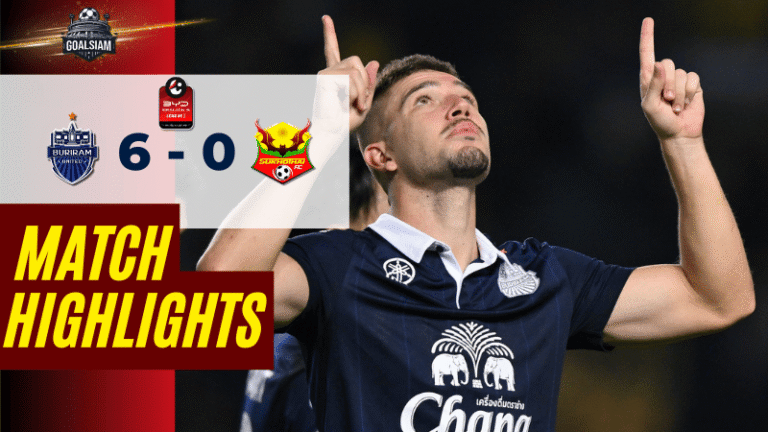 ไฮไลท์บอลวันนี้ BYD SEALION 6 ลีกหนึ่ง 2025/26 บุรีรัมย์ ยูไนเต็ด พบกับ สุโขทัย เอฟซี 21/2/69
