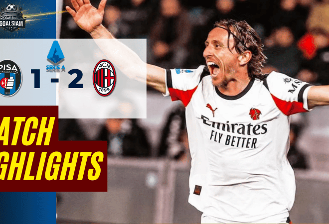 ไฮไลท์บอลวันนี้ กัลโช่ เซเรีย อา 2025/26 ปิซ่า พบกับ เอซี มิลาน 13/2/69