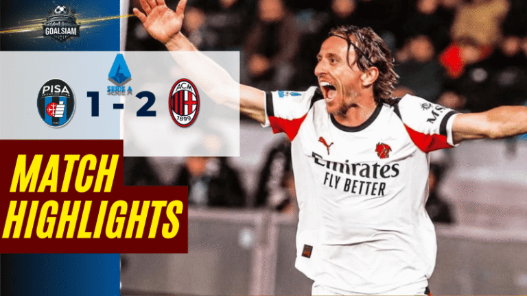 ไฮไลท์บอลวันนี้ กัลโช่ เซเรีย อา 2025/26 ปิซ่า พบกับ เอซี มิลาน 13/2/69