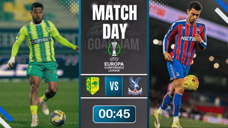 ดูบอลออนไลน์ ยูโรปา คอนเฟอเรนซ์ ลีก ถ่ายทอดสด เออีเค ลาร์นาก้า พบ คริสตัล พาเลซ 19/3/69