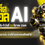ทีเด็ดบอล AI 23 มีนาคม 2569 วันนี้โพยคัดเน้นมาแล้ว อ่านให้จบแล้วค่อยเลือกตาม เกมไหนทรงดี เกมไหนมีมุมกินราคา AIxGOALSIAM สรุปให้ครบ