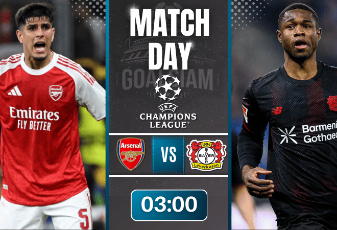 ดูบอลออนไลน์ ยูฟ่า แชมเปี้ยนส์ ลีก ถ่ายทอดสด อาร์เซนอล พบ ไบเออร์ เลเวอร์คูเซ่น 17/3/69