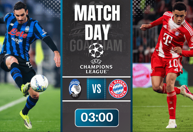 ดูบอลออนไลน์ ยูฟ่า แชมเปี้ยนส์ ลีก ถ่ายทอดสด อตาลันต้า พบกับ บาเยิร์น มิวนิค 10/3/69