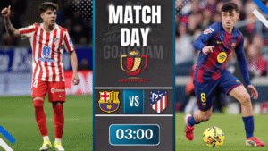 ดูบอลออนไลน์ โกปา เดล เรย์ ถ่ายทอดสด บาร์เซโลน่า พบกับ แอตเลติโก้ มาดริด 3/3/69