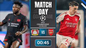 ดูบอลออนไลน์ ยูฟ่า แชมเปี้ยนส์ ลีก ถ่ายทอดสด ไบเออร์ เลเวอร์คูเซ่น พบกับ อาร์เซนอล 11/3/69