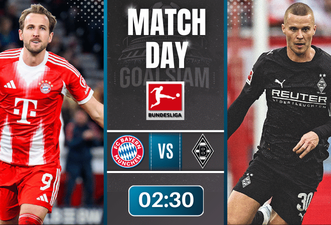 ดูบอลออนไลน์ บุนเดสลีกา ถ่ายทอดสด บาเยิร์น มิวนิค พบกับ โบรุสเซีย มึนเช่นกลัดบัค 6/3/69