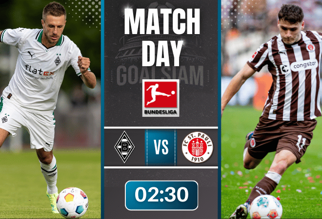 ดูบอลออนไลน์ บุนเดสลีกา ถ่ายทอดสด โบรุสเซีย มึนเช่นกลัดบัค พบ ซังต์ เพาลี 13/3/69