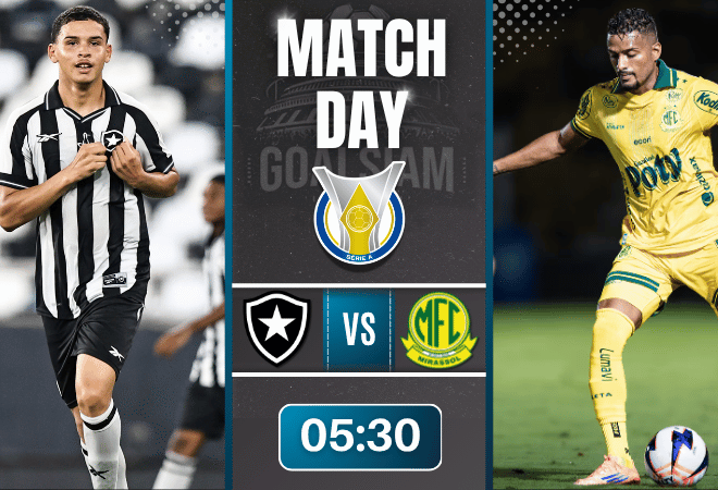 ดูบอลออนไลน์ ซีรีส์ เอ บราซิล ถ่ายทอดสด โบตาโฟโก พบ มิราสโซล 1/4/69