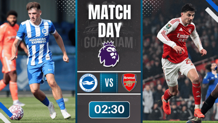 ดูบอลออนไลน์ พรีเมียร์ลีก อังกฤษ ถ่ายทอดสด ไบรท์ตัน พบกับ อาร์เซนอล 4/3/69