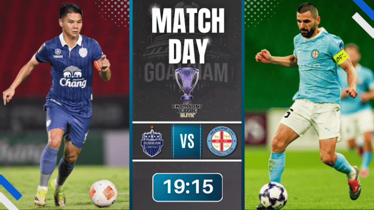 ดูบอลออนไลน์ เอเอฟซี แชมเปี้ยนส์ ลีก อีลิท ถ่ายทอดสด บุรีรัมย์ ยูไนเต็ด พบกับ เมลเบิร์น ซิตี้ 10/3/69