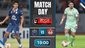 ดูบอลออนไลน์ BYD SEALION 6 ลีกหนึ่ง ถ่ายทอดสด บุรีรัมย์ ยูไนเต็ด พบ เมืองทอง ยูไนเต็ด 22/3/69