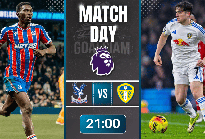 ดูบอลออนไลน์ พรีเมียร์ลีก อังกฤษ ถ่ายทอดสด คริสตัล พาเลซ พบ ลีดส์ ยูไนเต็ด 14/3/69