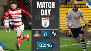 ดูบอลออนไลน์ ลีก วัน อังกฤษ ถ่ายทอดสด ดอนคาสเตอร์ โรเวอร์ส พบ พอร์ท เวล 24/3/69