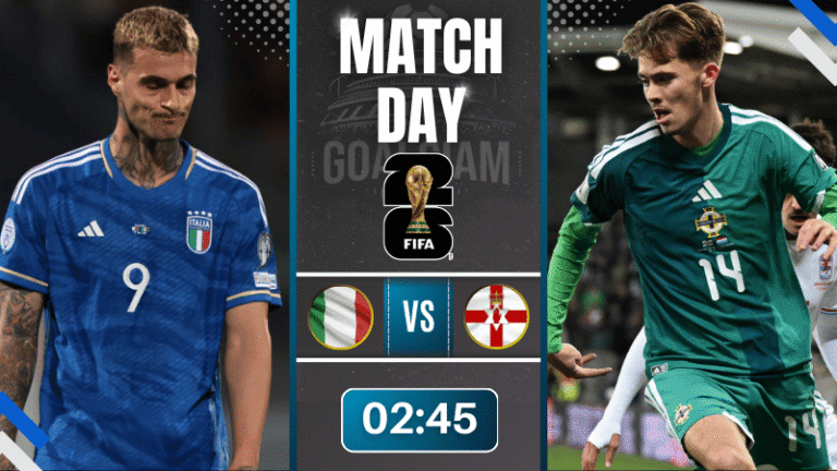 ดูบอลออนไลน์ ฟุตบอลโลก 2026 รอบคัดเลือก โซนยุโรป ถ่ายทอดสด อิตาลี พบ ไอร์แลนด์เหนือ 26/3/69