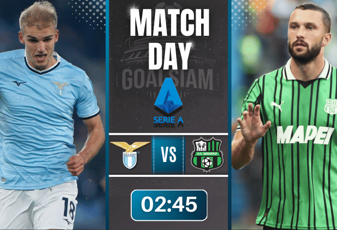 ดูบอลออนไลน์ กัลโช่ เซเรีย อา ถ่ายทอดสด ลาซิโอ พบกับ ซาสซูโอโล่ 9/3/69