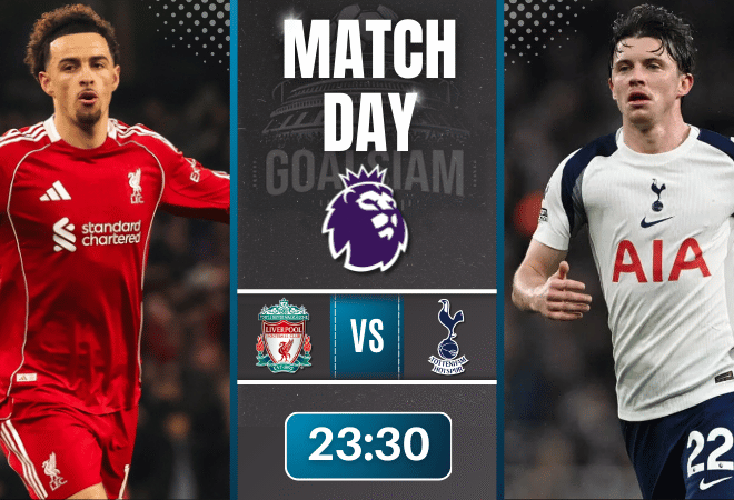 ดูบอลออนไลน์ พรีเมียร์ลีก อังกฤษ ถ่ายทอดสด ลิเวอร์พูล พบ สเปอร์ส 14/3/69