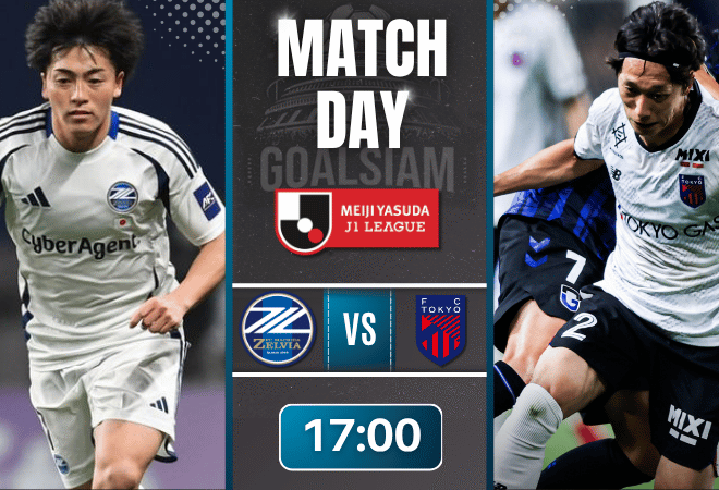 ดูบอลออนไลน์ เจลีก ญี่ปุ่น ถ่ายทอดสด มาชิดะ เซลเวีย พบ เอฟซี โตเกียว 1/4/69