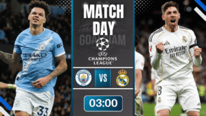 ดูบอลออนไลน์ ยูฟ่า แชมเปี้ยนส์ ลีก ถ่ายทอดสด แมนซิตี้ พบ เรอัล มาดริด 17/3/69