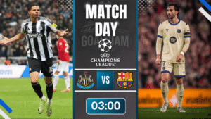 ดูบอลออนไลน์ ยูฟ่า แชมเปี้ยนส์ ลีก ถ่ายทอดสด นิวคาสเซิ่ล พบกับ บาร์เซโลน่า 10/3/69