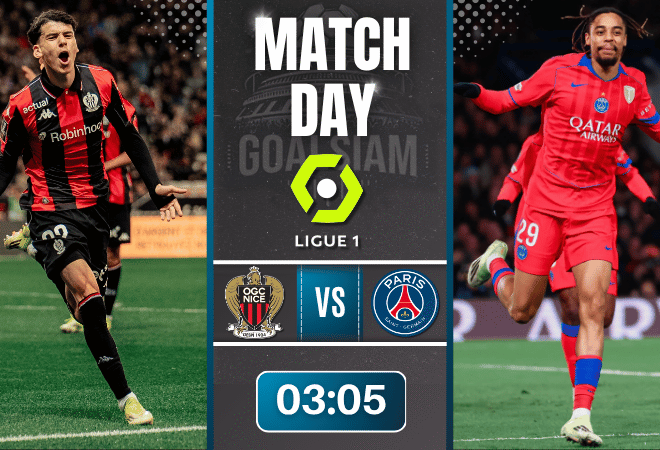 ดูบอลออนไลน์ ลีกเอิง ฝรั่งเศส ถ่ายทอดสด นีซ พบ เปแอสเช 21/3/69