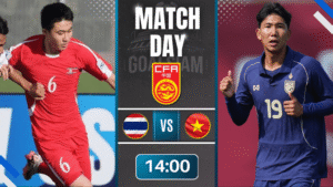 ดูบอลออนไลน์ ฟุตบอลสี่เส้า CFA Team China ถ่ายทอดสด เกาหลีเหนือ ยู-23 พบ ทีมชาติไทย ยู-23 31/3/69