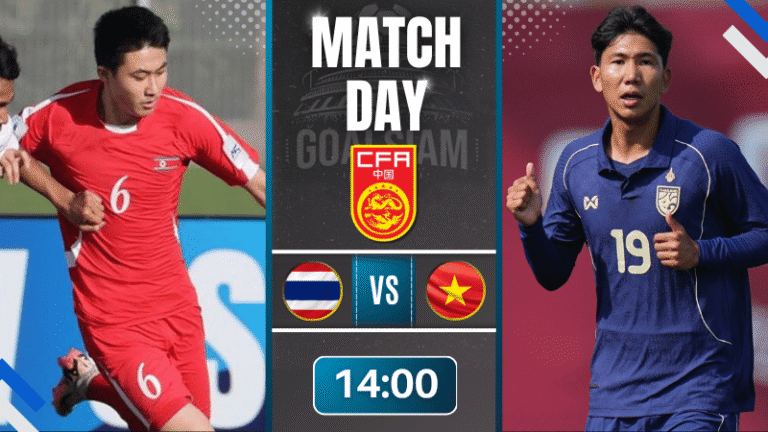 ดูบอลออนไลน์ ฟุตบอลสี่เส้า CFA Team China ถ่ายทอดสด เกาหลีเหนือ ยู-23 พบ ทีมชาติไทย ยู-23 31/3/69