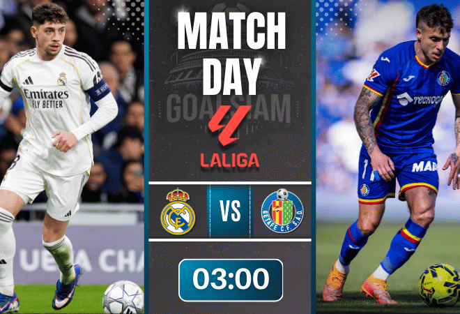 ดูบอลออนไลน์ ลาลีกา สเปน ถ่ายทอดสด เรอัล มาดริด พบกับ เกตาเฟ่ 2/3/69