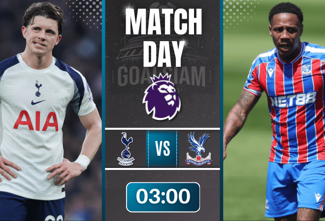 ดูบอลออนไลน์ พรีเมียร์ลีก อังกฤษ ถ่ายทอดสด สเปอร์ส พบกับ คริสตัล พาเลซ 5/3/69