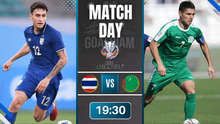 ดูบอลออนไลน์ ฟุตบอลเอเชียน คัพ รอบคัดเลือก ถ่ายทอดสด ทีมชาติไทย พบ เติร์กเมนิสถาน 31/3/69