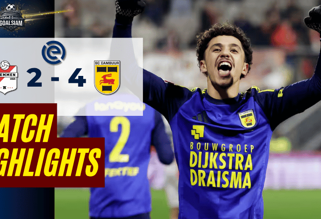 ไฮไลท์บอลวันนี้ ฮอลแลนด์ ดิวิชั่น 2 2025/26 เอ็มเมน พบ คัมบูร์ 24/3/69