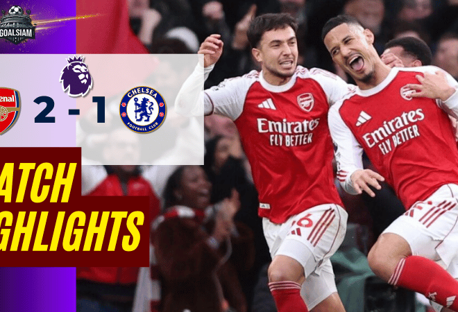 ไฮไลท์บอลวันนี้ พรีเมียร์ลีก อังกฤษ 2025/26 อาร์เซนอล พบกับ เชลซี 1/3/69