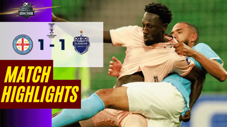 ไฮไลท์บอลวันนี้ เอเอฟซี แชมเปี้ยนส์ ลีก อีลิท ดราม่านาทีบาป มัซเซโอ โขกดับฝัน บุรีรัมย์ บุกเจ๊า เมลเบิร์น ซิตี้ 1-1 งานนี้เลกสองเดือดแน่