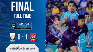 ผลบอลสด BYD SEAL 5 ลีกสอง นครศรี ยูไนเต็ด พบ ตราด เอฟซี