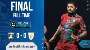 ผลบอลสด : ไทยลีก 2 เดือดแต่ไม่แตก! แพร่ ยูไนเต็ด จิ้มไม่เข้า นครศรี ยูไนเต็ด เอาอยู่ 0-0 แบ่งแต้มแบบคนดูได้แต่ส่ายหัว