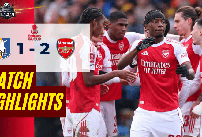 ไฮไลท์บอลวันนี้ เอฟเอ คัพ อังกฤษ 2025/26 แมนส์ฟิลด์ พบกับ อาร์เซนอล 7/3/69