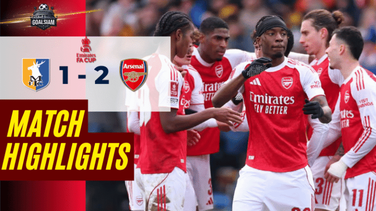 ไฮไลท์บอลวันนี้ เอฟเอ คัพ อังกฤษ 2025/26 แมนส์ฟิลด์ พบกับ อาร์เซนอล 7/3/69