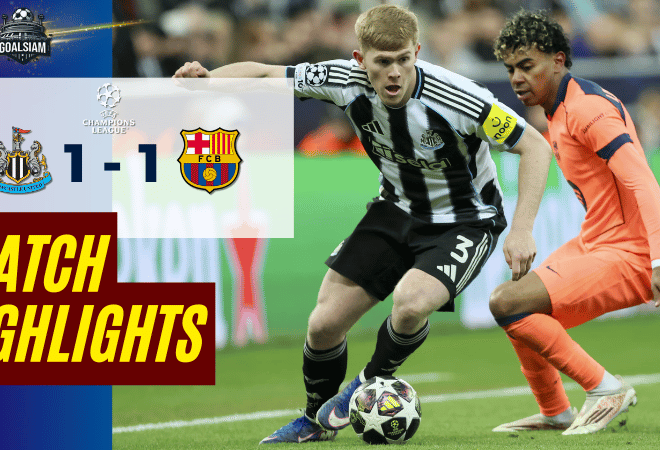 ไฮไลท์บอลวันนี้ ยูฟ่า แชมเปี้ยนส์ ลีก 2025/26 นิวคาสเซิ่ล พบกับ บาร์เซโลน่า 10/3/69