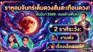 ราหูอมจันทร์เต็มดวงสั่นสะเทือนดวงต้นมีนา 2569 – หมอช้างฟันธง 2 ราศีระวังงานพัง-เรื่องเล็กลามใหญ่ | ดูดวงวันนี้ GOALSIAM