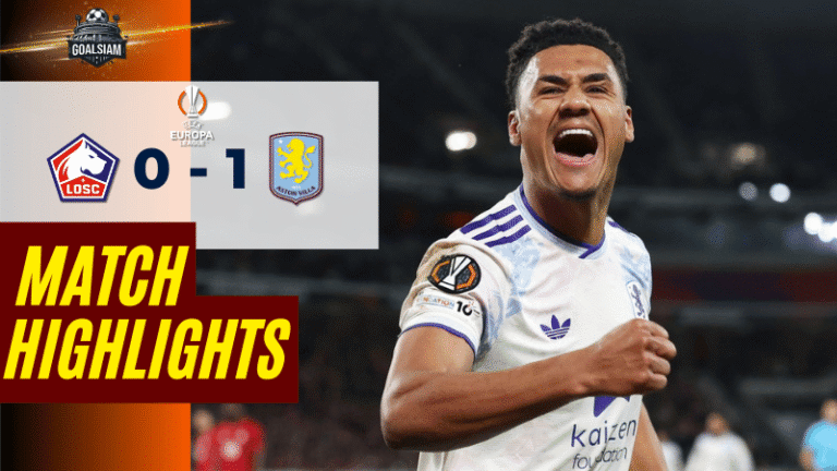 ไฮไลท์บอลวันนี้ ยูโรปา ลีก 2025/26 ลีลล์ พบ แอสตัน วิลล่า 12/3/69