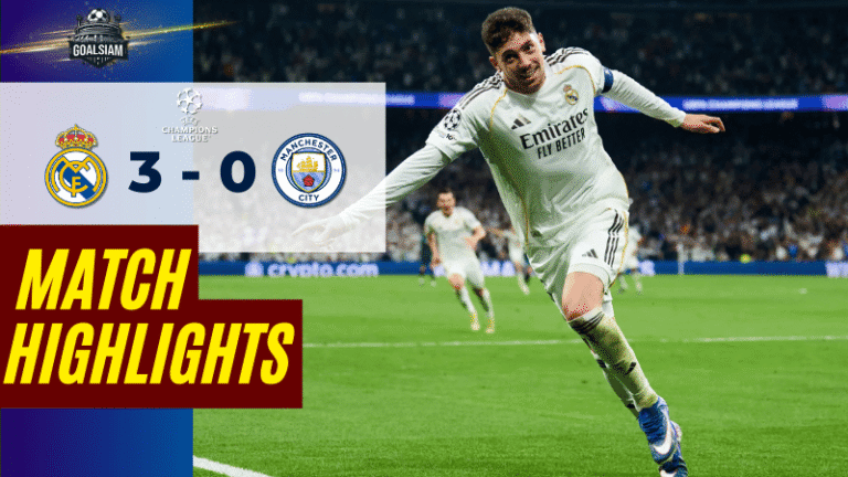 ไฮไลท์บอลวันนี้ ยูฟ่า แชมเปี้ยนส์ ลีก 2025/26 เรอัล มาดริด พบกับ แมนซิตี้ 11/3/69